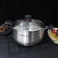 苏泊尔(SUPOR) ST20H1 小红圈不锈钢汤锅·时尚系列 20cm单个价格
