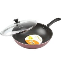 苏泊尔(SUPOR) PC30S3炫彩易洁不粘炒锅 30CM 单个价