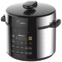 美的(Midea) RY50Q3 电压力锅家用5L双胆电高压饭煲智能压力煲3-6人银黑色