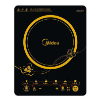 美的(Midea) 电磁炉 家用2100W大火力汉森高强面板 电磁灶四重防水 C21-RT2160(附炒锅+汤锅)