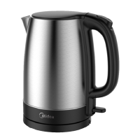 美的(Midea) SH17C105电热烧水壶家用304不锈钢全自动断电开水壶宿舍学生 磨砂不锈钢