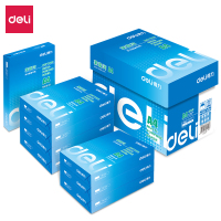 得力(deli) 7414莱茵河80gA4复印纸 500张/包 8包/箱 1箱价格