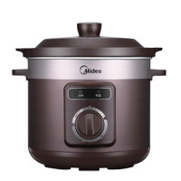美的/Midea TGH40D 电炖锅陶瓷煲汤家用全自动煮粥炖汤内胆单胆陶瓷内胆材质 直炖功能 3-4L