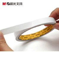 晨光(M&G) AJD97349 棉纸双面胶 文具胶 强力胶12mm*10y 12卷/包 单包价格