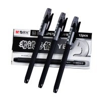 晨光(M&G) AGP67005 中性笔 学生考试必备 0.5mm全针管黑签字笔水笔 12支/盒