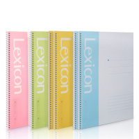 得力(deli) 7693 螺旋本线圈本子笔记本子 A4活页记事本子 B5*60张 混色 6本/包 单包价格