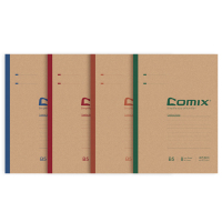 齐心(COMIX) C4411 本色系列无线装订本 B5 80张 混色 15本/包 单包价格