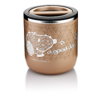 史努比(SNOOPY)SP-C071F 奢耀保温餐桶 304不锈钢+PP12.3×12.3×13.6cm970ml单个装