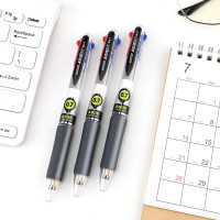 宝克(baoke) B51 3色按动圆珠笔 多功能多色原子笔 标记中油笔 0.7mm 12支/盒 单盒价格