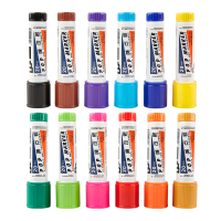 宝克(baoke) POP-20 套装POP唛克笔20mm12色 海报广告画笔 彩色马克笔记号笔 12支/盒 单盒价格