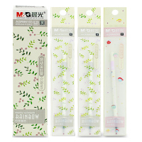 晨光(M&G) AGR66103 按动全针管中性笔签字笔水笔替芯笔芯 0.35mm 20支/盒 单盒装