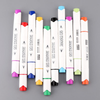 宝克(baoke) MP2913-12 双头油性马克笔12色 12支/套 单套价格