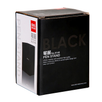 得力(deli) 9146 金属钢制桌面笔筒 商务办公收纳盒 黑色 1个价格