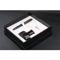 毕加索(Pimio) PS-T5801 黑色金夹铱金笔 墨水套装 黑色 单套装