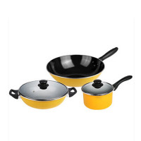 苏泊尔(SUPOR) T1360T 温馨之家 三件套(30cm炒锅+26cm烫火锅+16cm奶锅)单套装