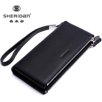 喜来登(XILAIDENG) NL161016S 手包 头层牛皮 20*12*3.5cm 0.25kg 黑色单个装