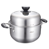 爱仕达(ASD) ZS22Q1ZP 不锈钢汤蒸锅 430不锈钢 22cm