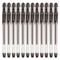 齐心(COMIX) GP303 极细中性笔0.38mm 匹配笔芯R939 黑色 24支/盒 单盒价格