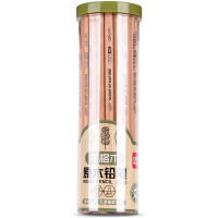 得力(deli) S940木世界原木桶装铅笔 六角学生写字铅笔 原木色 30支/筒 单筒价格
