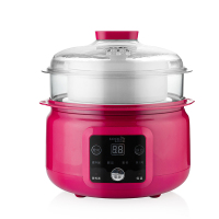 乐扣乐扣(Lock&Lock) EJP217RED 微电脑隔水电炖锅 1L+0.5L PP+PC+陶瓷 单台装