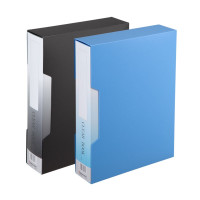 齐心(COMIX) NF100AK-1 办公必备大容量资料册 A4 100袋外壳 单个价格