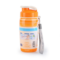 乐扣乐扣(Lock&Lock) HPP726FU 彩色运动水杯 350mL PP 7×7×16.2cm 单个装