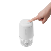 乐扣乐扣(Lock&Lock) EJM417WHT 迷你绞肉 碎肉机 300mL PP+304不锈钢+玻璃 单台装