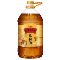 金龙鱼 5L 外婆乡小榨菜籽油 非转基因压榨食用油 地道香醇少油烟 5L/桶 金龙鱼(桶)