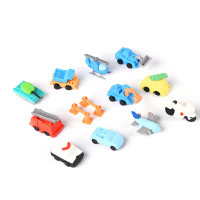 正彩 6410 汽车系列套装橡皮擦小学生创意卡通可爱儿童文具学习用品幼儿园男女孩奖品礼物12只/盒 单盒价格