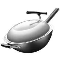 爱仕达(ASD) CF32M2Q 锈不了•新三代旋风炒锅 精铁 32cm 单套价格