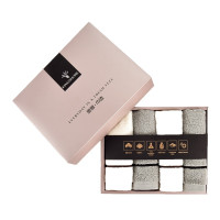 金号(KING SHORE) HY6118 清然/系列-3 四条方巾盒装(天窗版)单盒装