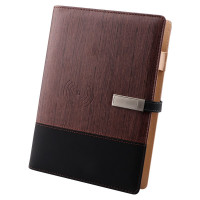 宝克(baoke) NB2625 多功能电源笔记本配0.7mm宝珠签字笔可充电移动电源 咖啡色 单本价