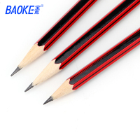 宝克(baoke) PL-1690 彩色铅笔小学生素描美术用品2比绘画工具木制铅笔2B 50支/筒 单筒价