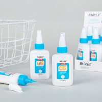 宝克(baoke) L-012 大容量办公乳白胶小学生儿童用做手工DIY制作专用可水洗大瓶液体胶120g 12瓶/盒