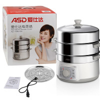 爱仕达(ASD) AZ-Y28J105 电蒸锅 304不锈钢 电蒸锅不锈钢多功能大容量蒸菜蒸饭 10L 单套价格