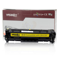 雅富仕(YA FU SHI) CE412A硒鼓适用HP-300/400(CE412A)-黄硒鼓带芯片
