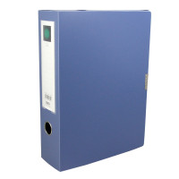 得力(deli) A4档案盒 5604 PP材料耐用粘扣档案盒 背宽75mm 6个/组 单组价格