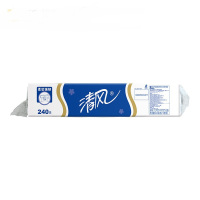 清风 卷纸 几何系列三层240段*10卷 卷筒卫生纸清风纸业 单提装