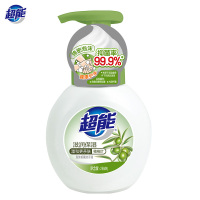 超能 泡沫抑菌洗手液258ml抑菌率99.9% 持久留香儿童 泡沫按压型泵头 1瓶装