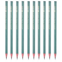 晨光(M&G)AWP35715 2B六角木杆铅笔 学生经典绿杆考试涂卡铅笔 美术素描绘图木质铅笔 10支装