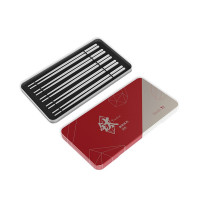 博友制鈦 KKPT230-5 微晶钛筷空心方形普通款(5双装)