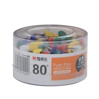 晨光(M&G) ABS92606 彩色工字钉 图钉画板按钉 彩色创意按钉 大头钉绘画图钉 图钉/工字钉 80枚/筒 单筒
