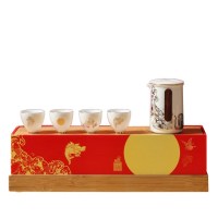 大润窑(DA RUN YAO) YX108 鱼悦开门红茶具套装 水具水杯套装 单套装