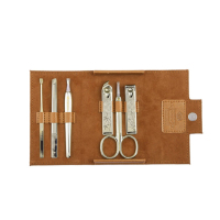 777(THREE SEVEN) NTS-6022G 指甲刀套装 印花指甲刀套装 指甲剪钳修容美护组合6件套 单套价格