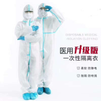 SHERIDAN 一次性防护防化服连体带帽隔离衣空气飞沫唾液隔离服 单件装
