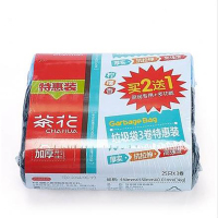 茶花 (CHAHUA) 垃圾袋3卷特惠装(45*55) 25只/包 单包装