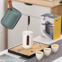 大润窑(DA RUN YAO) YX043 夫子南茶(羊脂玉中国白)茶壶310ml*1 茶杯70ml*3 单套装