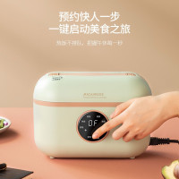 迈卡罗(Macaiiroos) 电热饭盒插电式保温饭盒上班族便携式加热饭盒双层不锈钢内胆便当盒
