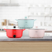 乐扣乐扣(Lock&Lock)EJP1157GRN/EJP1157RED 多功能电火锅5L 单个装