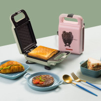 昂特(ANGTE) 北欧三明治早餐机MC-1801(pk) 粉色单台装
